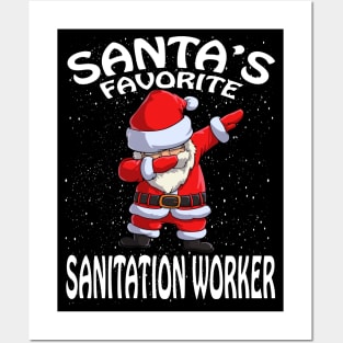 Santas Favorite Sanitation Worker Christmas Posters and Art